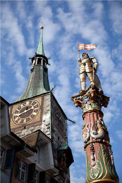 Wasserrecht verloren Brunnen farbig